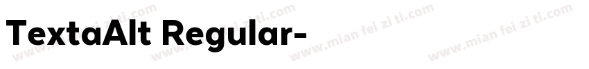 TextaAlt Regular字体转换